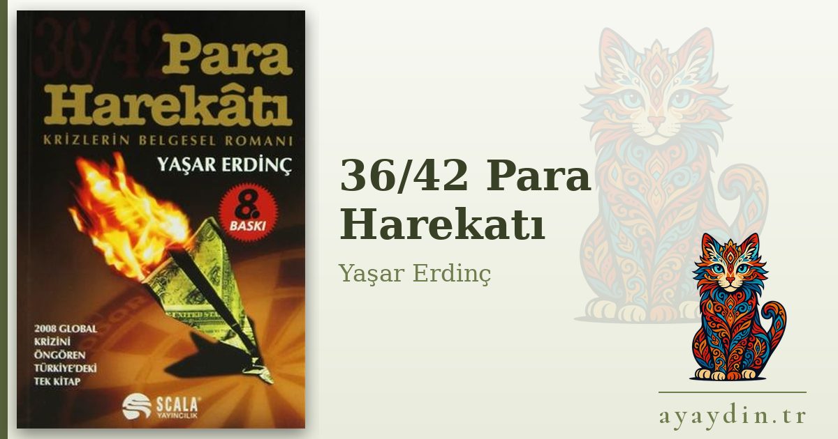 36/42 Para Harekatı - Yaşar Erdinç kitap alıntıları ve sözleri