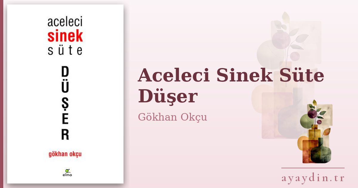 Aceleci Sinek Süte Düşer - Gökhan Okçu kitap alıntıları ve sözleri