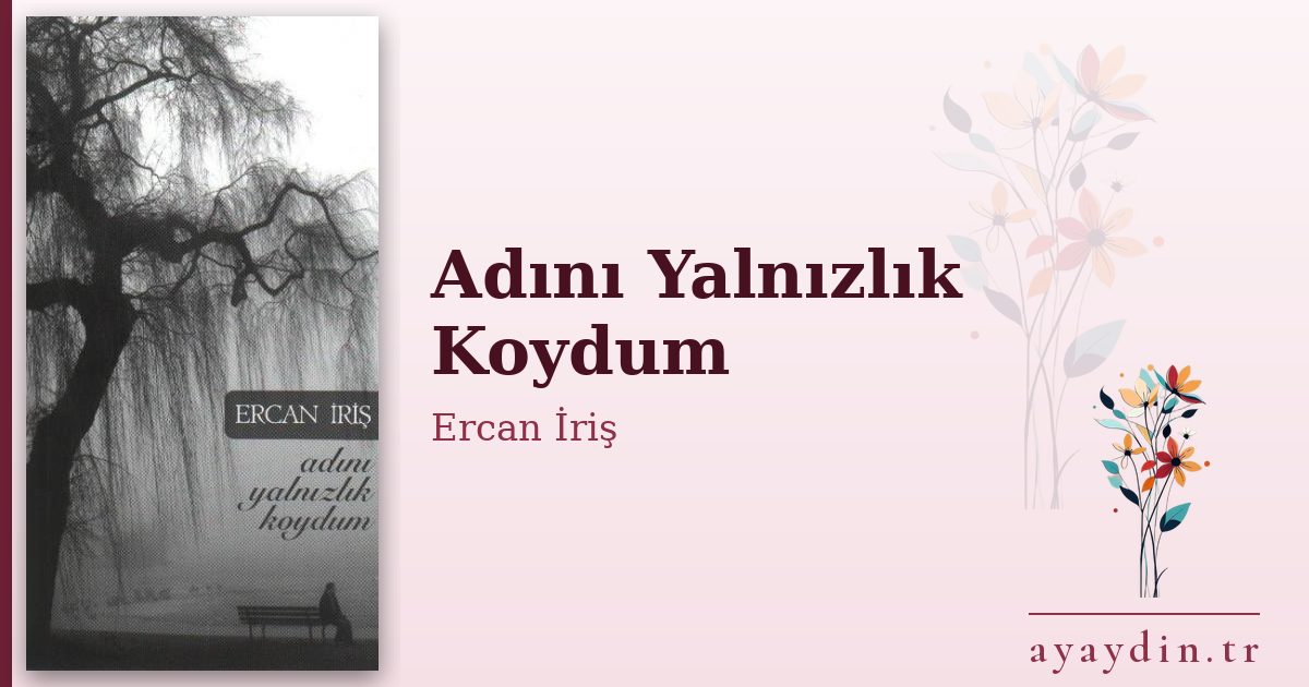 Adını Yalnızlık Koydum - Ercan İriş kitap alıntıları ve sözleri