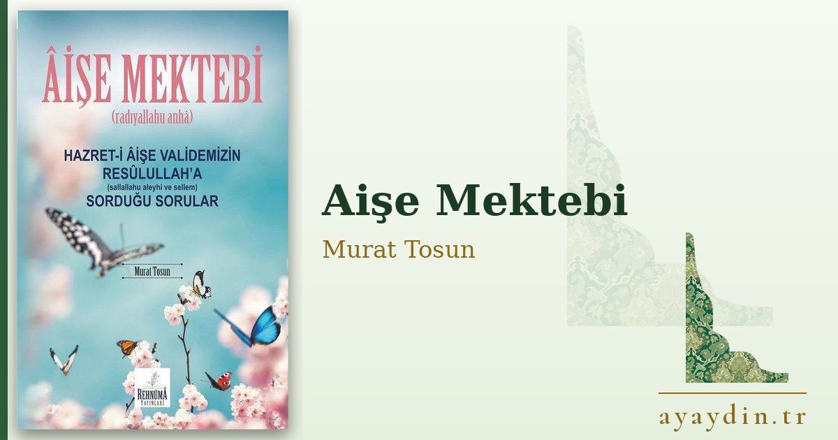 Aişe Mektebi - Murat Tosun kitap alıntıları ve sözleri