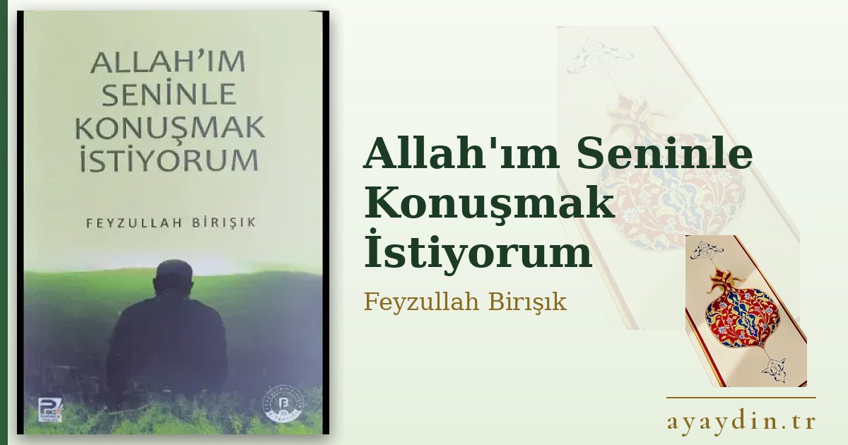 Allah'ım Seninle Konuşmak İstiyorum - Feyzullah Birışık kitap alıntıları ve sözleri