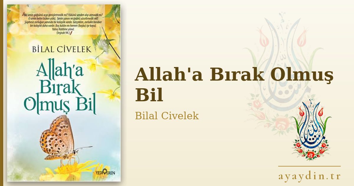 Allah'a Bırak Olmuş Bil - Bilal Civelek kitap alıntıları ve sözleri