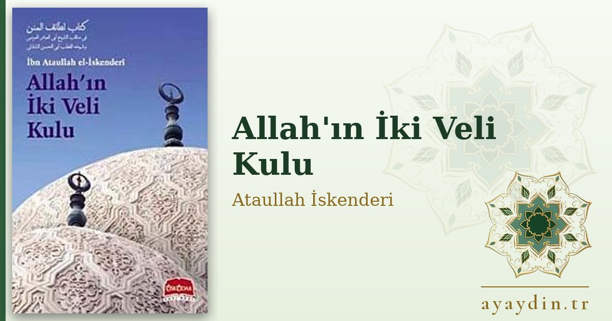 Allah'ın İki Veli Kulu - Ataullah İskenderi kitap alıntıları ve sözleri