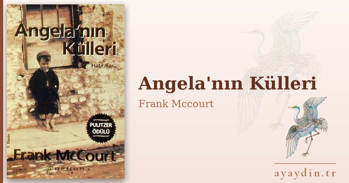 Angela'nın Külleri - Frank Mccourt kitap alıntıları ve sözleri