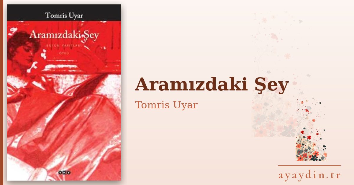 Aramızdaki Şey - Tomris Uyar kitap alıntıları ve sözleri