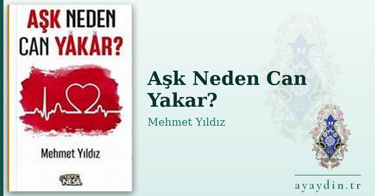 Aşk Neden Can Yakar? - Mehmet Yıldız kitap alıntıları ve sözleri
