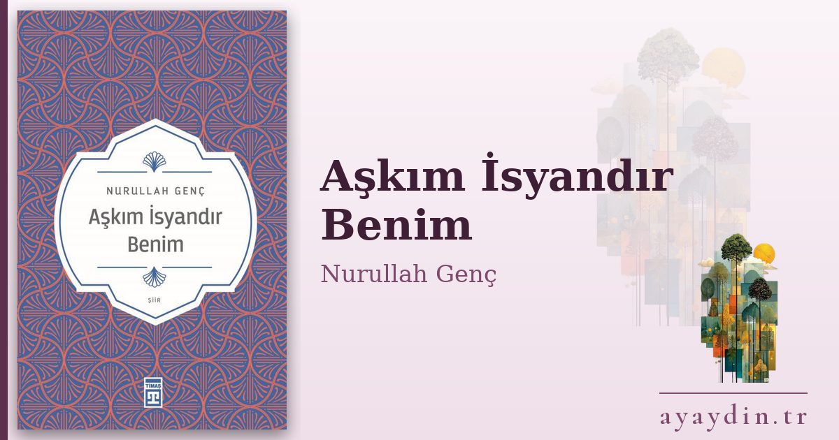 Aşkım İsyandır Benim - Nurullah Genç kitap alıntıları ve sözleri