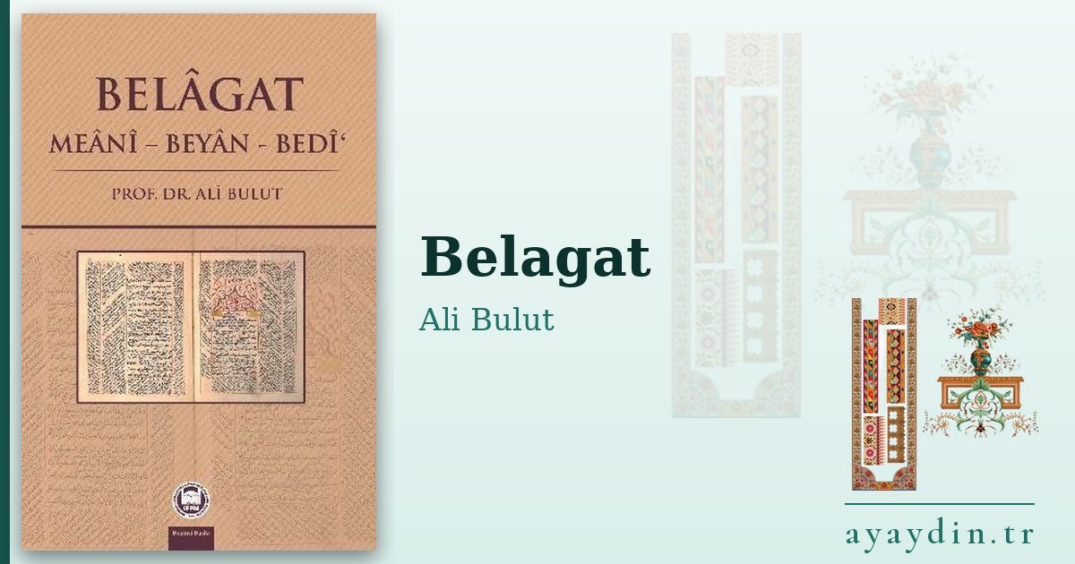 Belagat - Ali Bulut kitap alıntıları ve sözleri