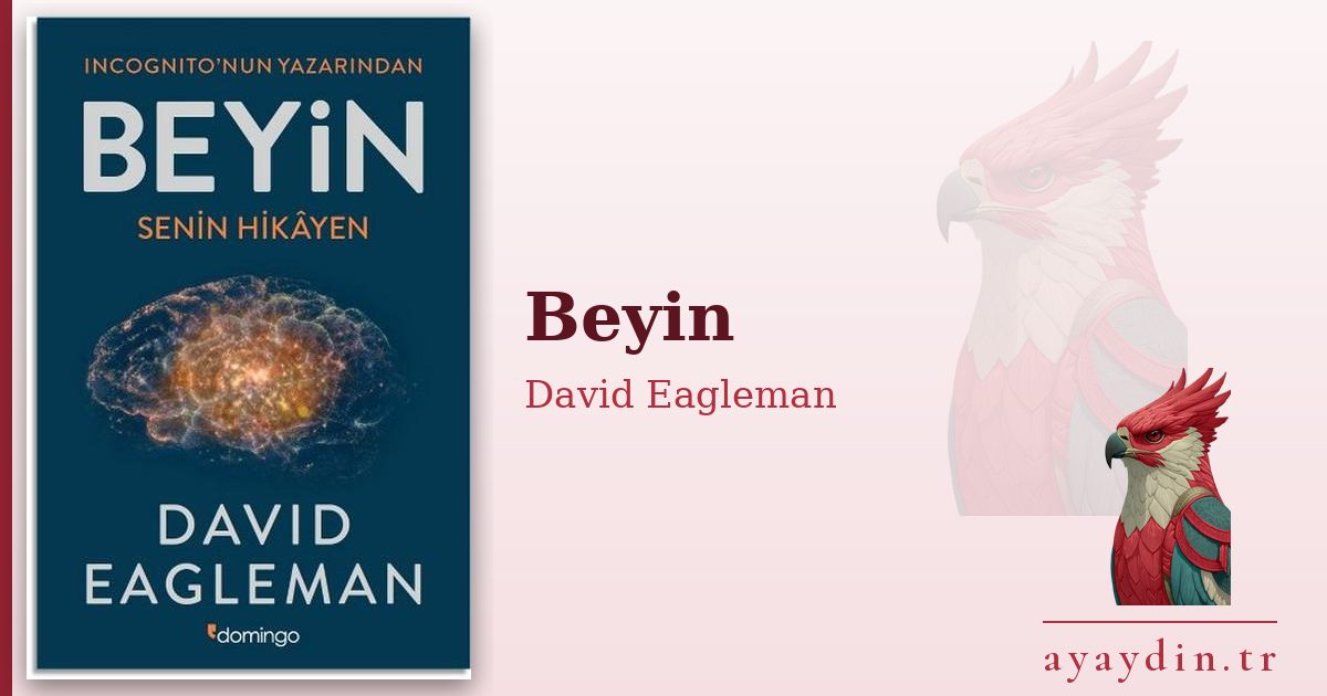 Beyin - David Eagleman kitap alıntıları ve sözleri
