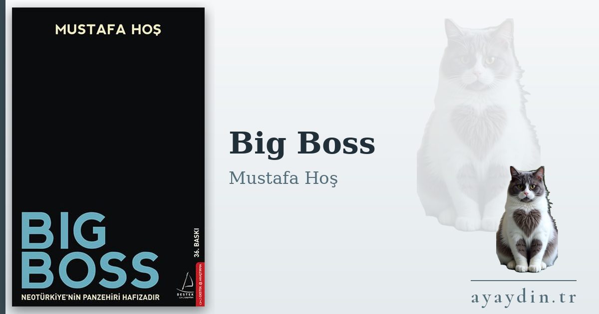 Big Boss - Mustafa Hoş kitap alıntıları ve sözleri