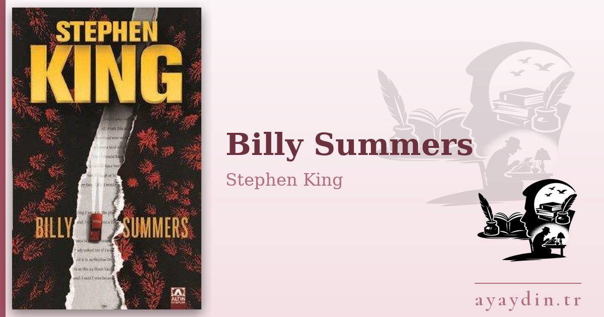 Billy Summers - Stephen King kitap alıntıları ve sözleri
