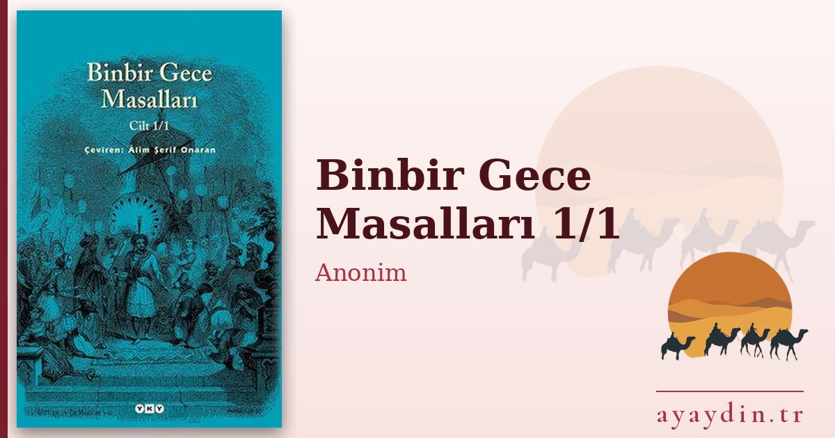 Binbir Gece Masalları 1/1 - Anonim kitap alıntıları ve sözleri