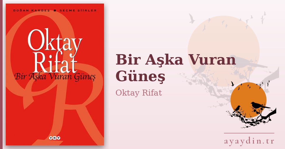 Bir Aşka Vuran Güneş - Oktay Rifat kitap alıntıları ve sözleri