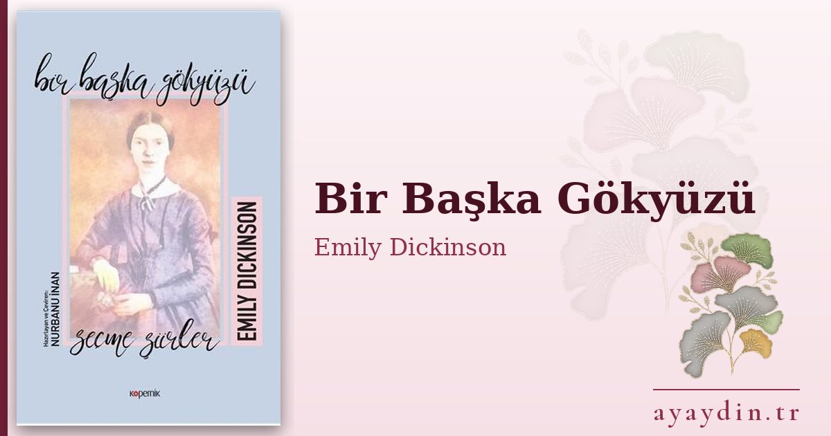 Bir Başka Gökyüzü - Emily Dickinson kitap alıntıları ve sözleri