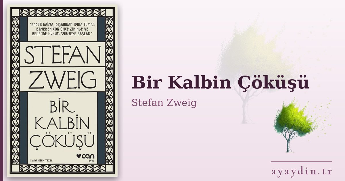 Bir Kalbin Çöküşü - Stefan Zweig kitap alıntıları ve sözleri