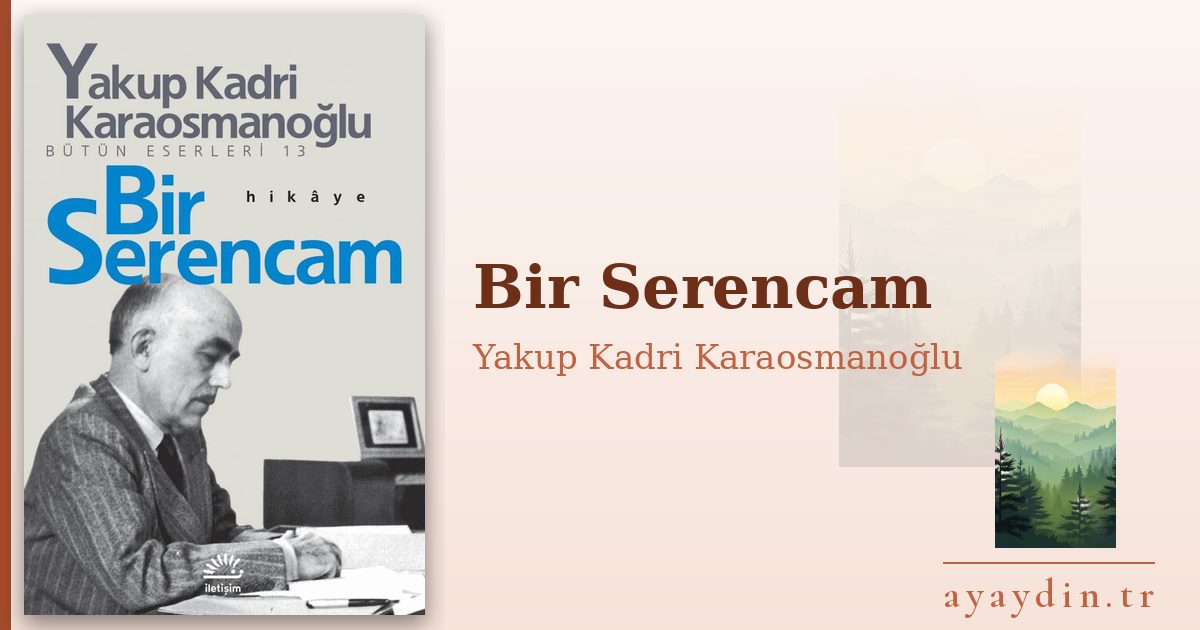 Bir Serencam - Yakup Kadri Karaosmanoğlu kitap alıntıları ve sözleri
