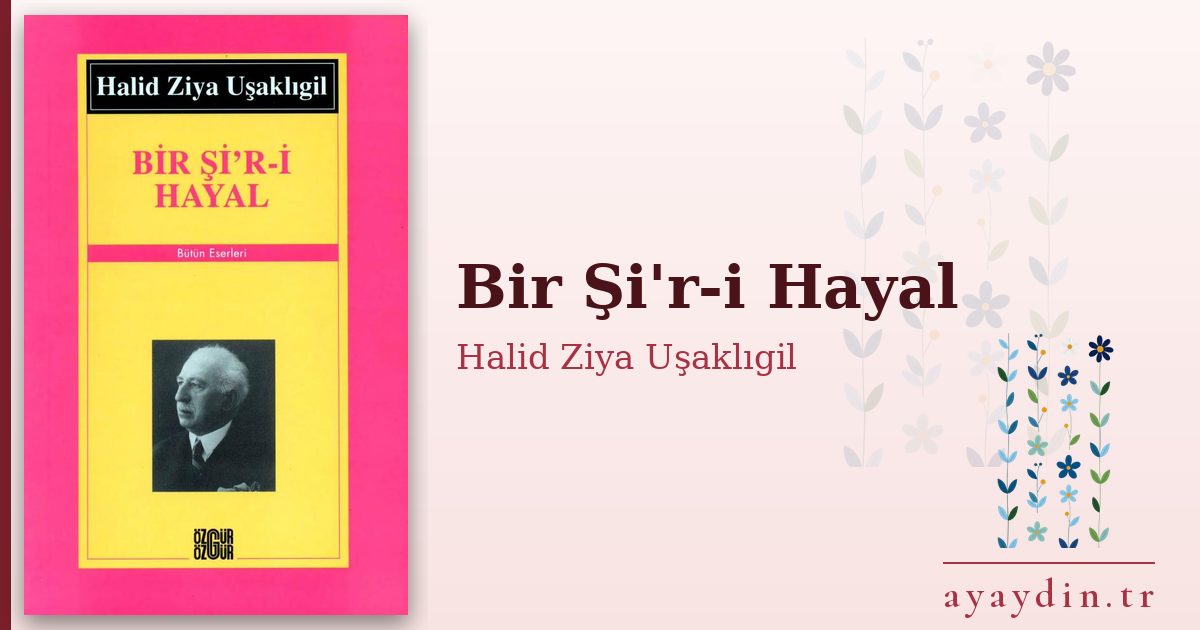 Bir Şi'r-i Hayal - Halid Ziya Uşaklıgil kitap alıntıları ve sözleri