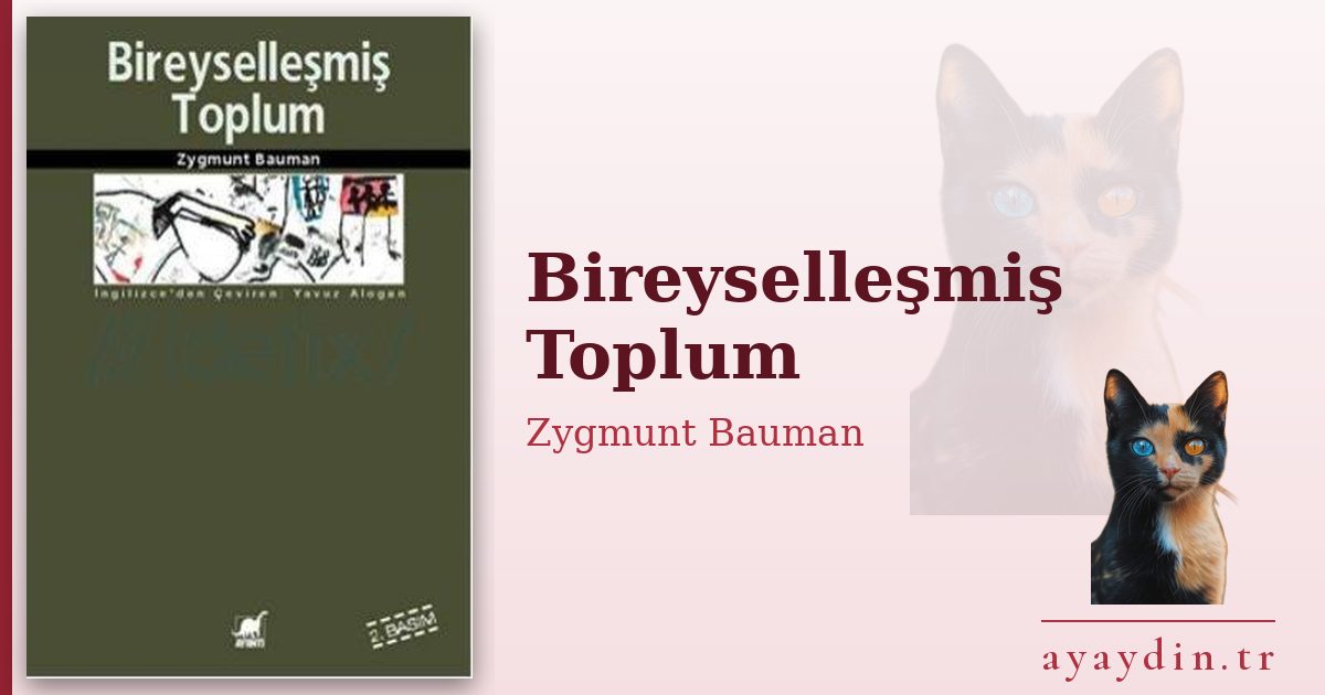 Bireyselleşmiş Toplum - Zygmunt Bauman kitap alıntıları ve sözleri