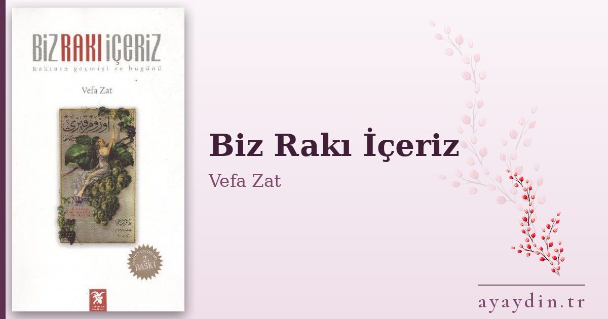 Biz Rakı İçeriz - Vefa Zat kitap alıntıları ve sözleri