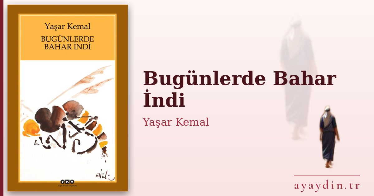 Bugünlerde Bahar İndi - Yaşar Kemal kitap alıntıları ve sözleri