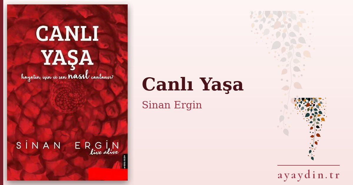 Canlı Yaşa - Sinan Ergin kitap alıntıları ve sözleri