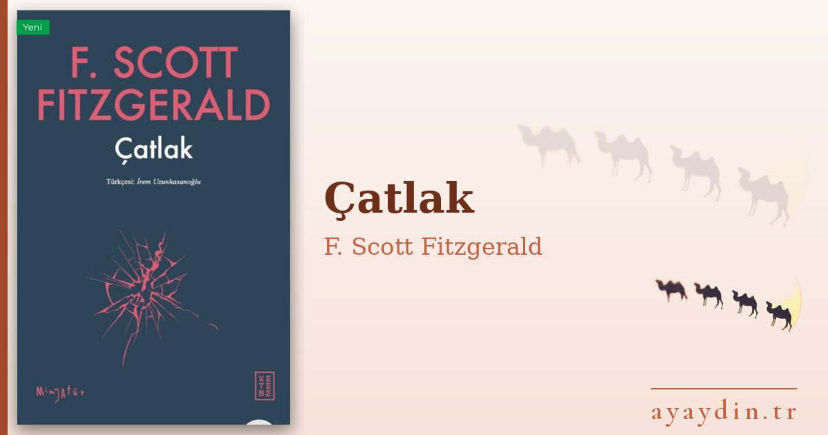 Çatlak - F. Scott Fitzgerald kitap alıntıları ve sözleri
