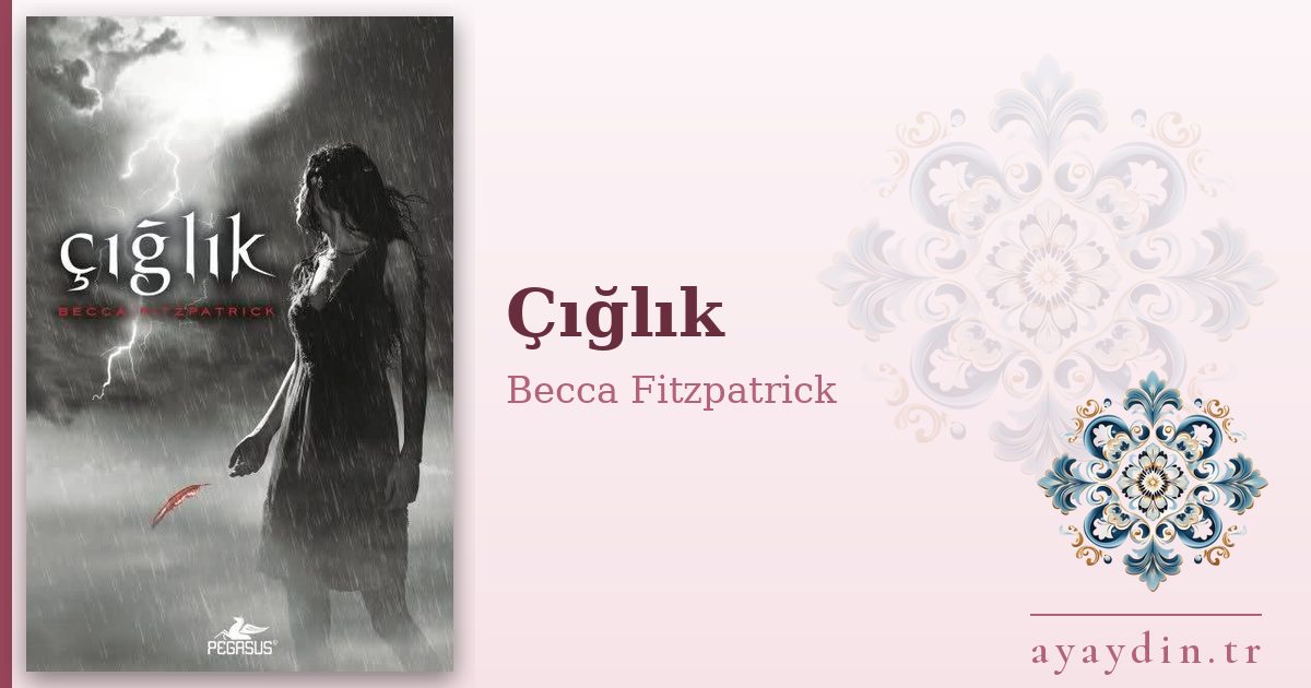Çığlık - Becca Fitzpatrick kitap alıntıları ve sözleri