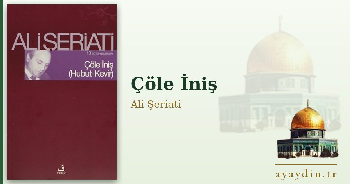 Çöle İniş - Ali Şeriati kitap alıntıları ve sözleri
