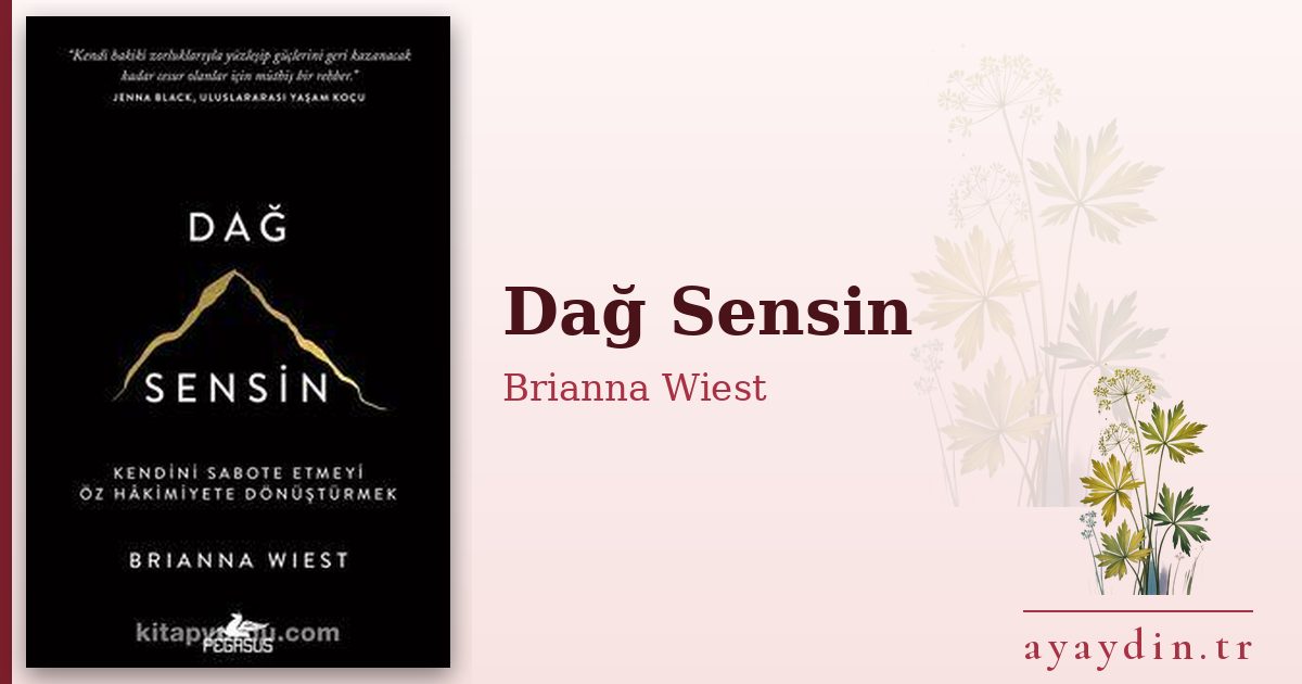 Dağ Sensin - Brianna Wiest kitap alıntıları ve sözleri