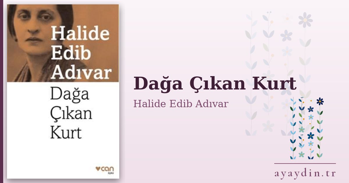 Dağa Çıkan Kurt - Halide Edib Adıvar kitap alıntıları ve sözleri