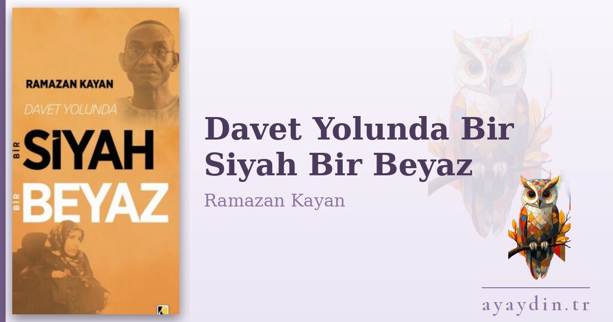 Davet Yolunda Bir Siyah Bir Beyaz - Ramazan Kayan kitap alıntıları ve sözleri