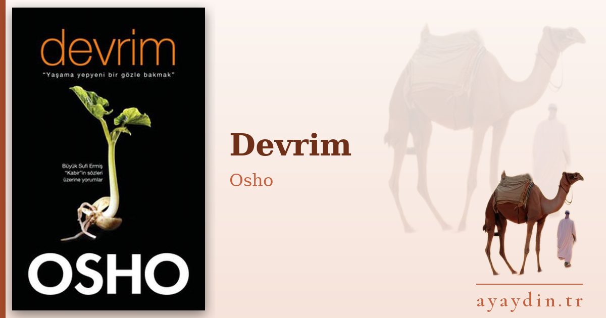 Devrim - Osho kitap alıntıları ve sözleri