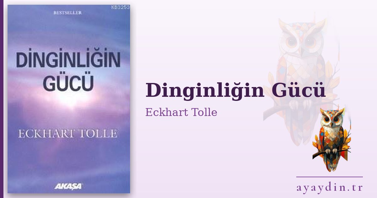 Dinginliğin Gücü - Eckhart Tolle kitap alıntıları ve sözleri