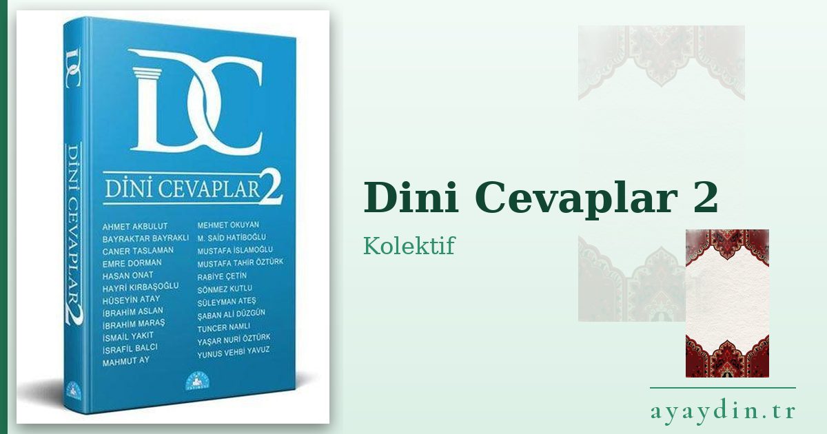 Dini Cevaplar 2 - Kolektif kitap alıntıları ve sözleri