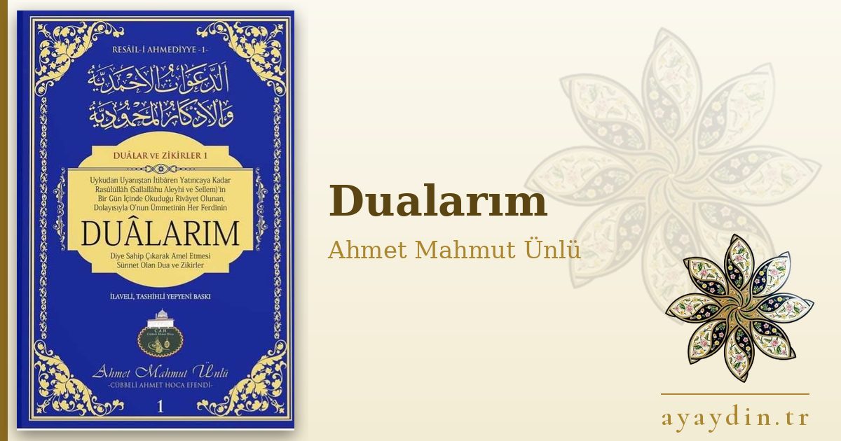Dualarım - Ahmet Mahmut Ünlü kitap alıntıları ve sözleri