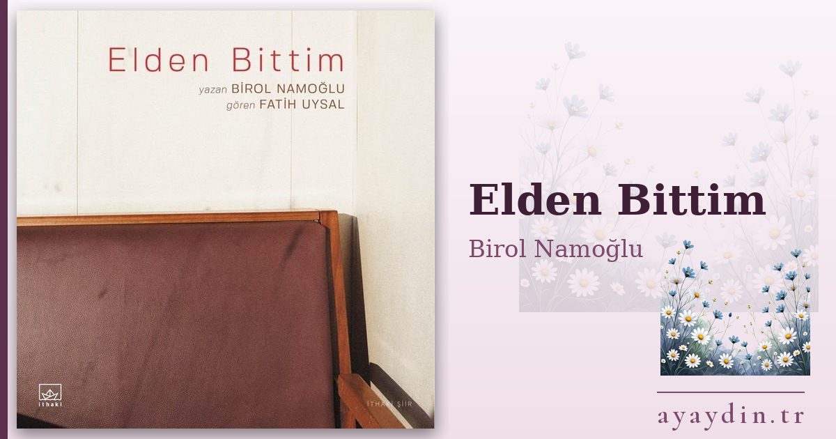 Elden Bittim - Birol Namoğlu kitap alıntıları ve sözleri