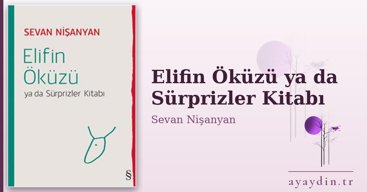 Elifin Öküzü ya da Sürprizler Kitabı - Sevan Nişanyan kitap alıntıları ve sözleri