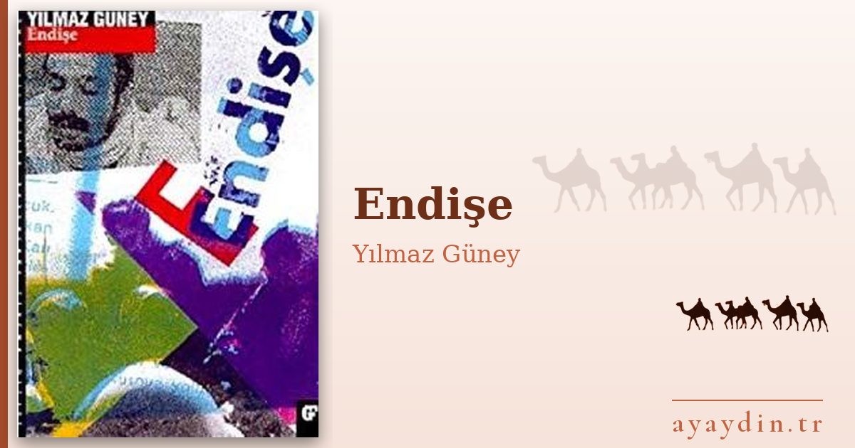 Endişe - Yılmaz Güney kitap alıntıları ve sözleri