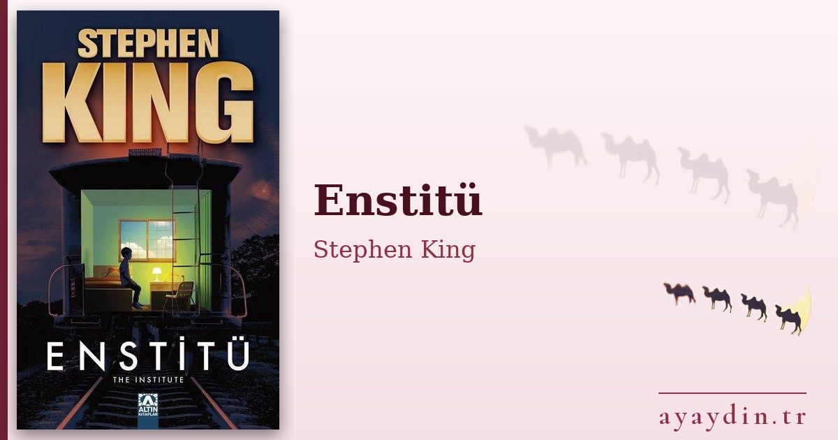 Enstitü - Stephen King kitap alıntıları ve sözleri