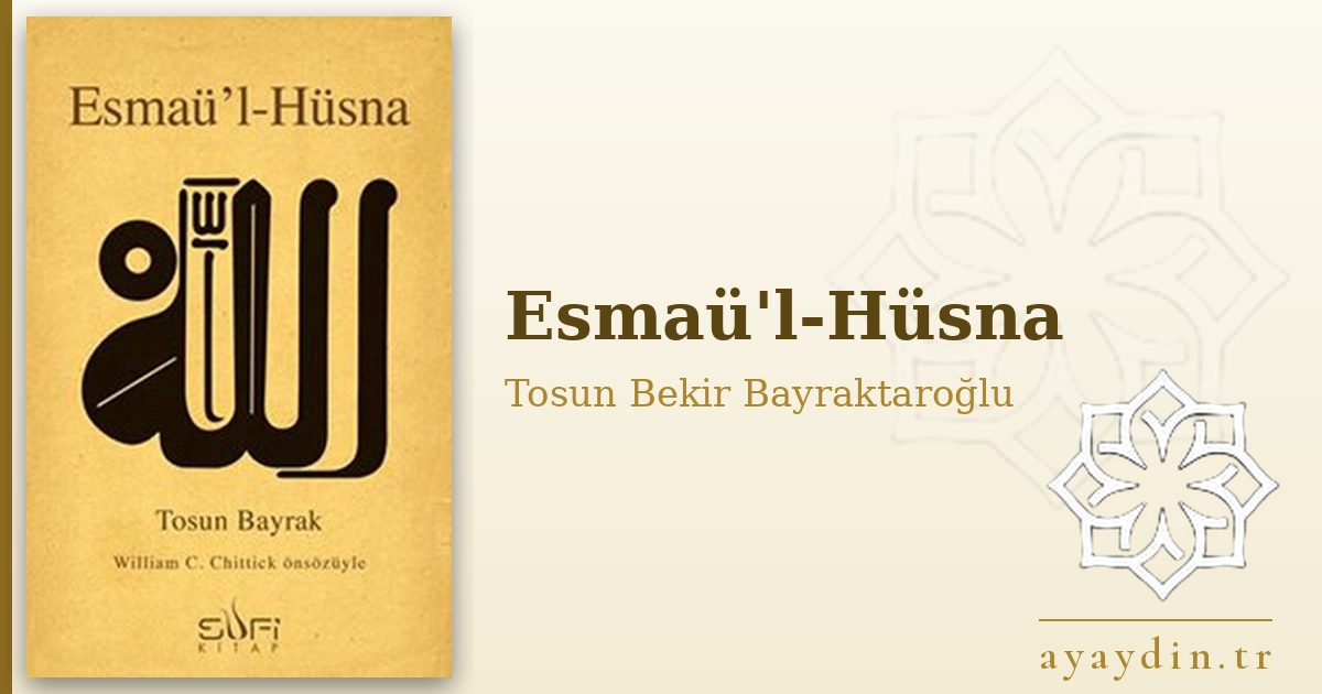 Esmaü'l-Hüsna - Tosun Bekir Bayraktaroğlu kitap alıntıları ve sözleri