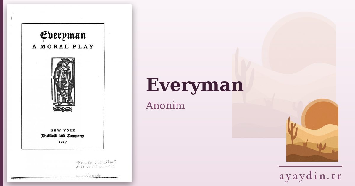 Everyman - Anonim kitap alıntıları ve sözleri