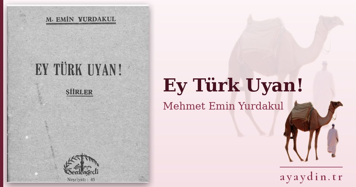 Ey Türk Uyan! - Mehmet Emin Yurdakul kitap alıntıları ve sözleri