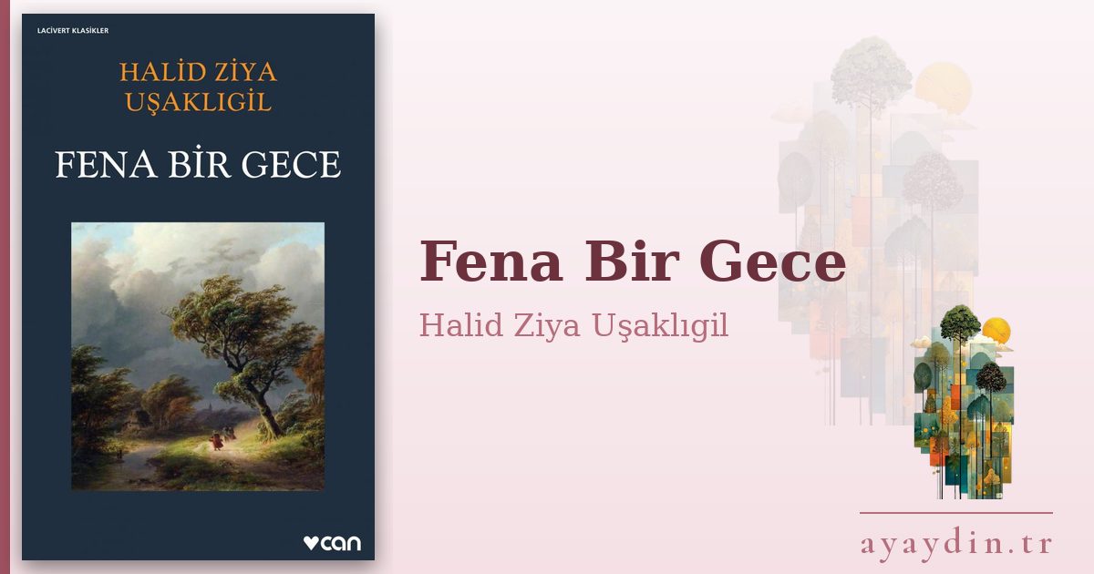 Fena Bir Gece - Halid Ziya Uşaklıgil kitap alıntıları ve sözleri