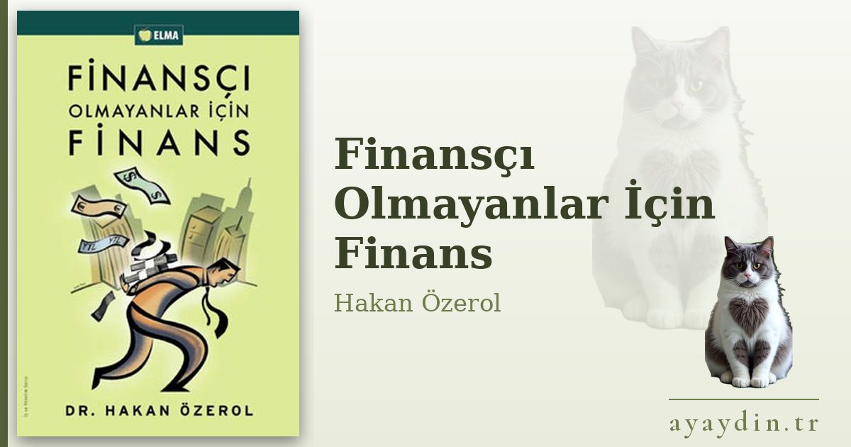 Finansçı Olmayanlar İçin Finans - Hakan Özerol kitap alıntıları ve sözleri
