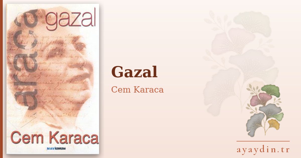 Gazal - Cem Karaca kitap alıntıları ve sözleri