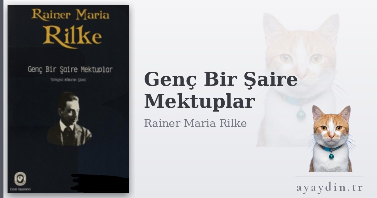 Genç Bir Şaire Mektuplar - Rainer Maria Rilke kitap alıntıları ve sözleri