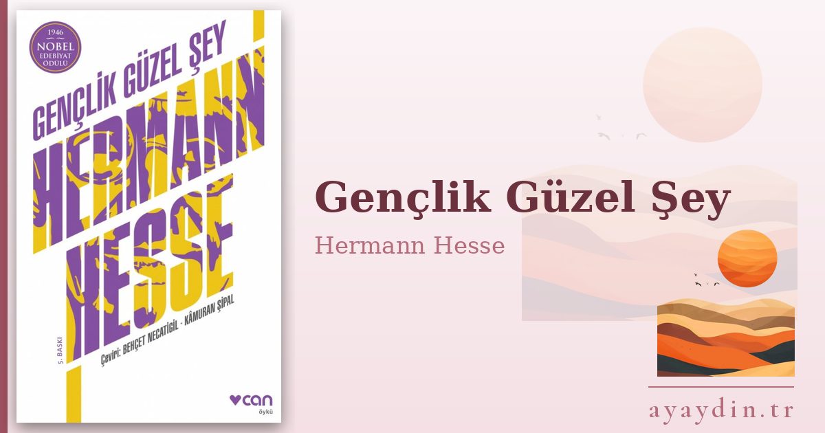 Gençlik Güzel Şey - Hermann Hesse kitap alıntıları ve sözleri