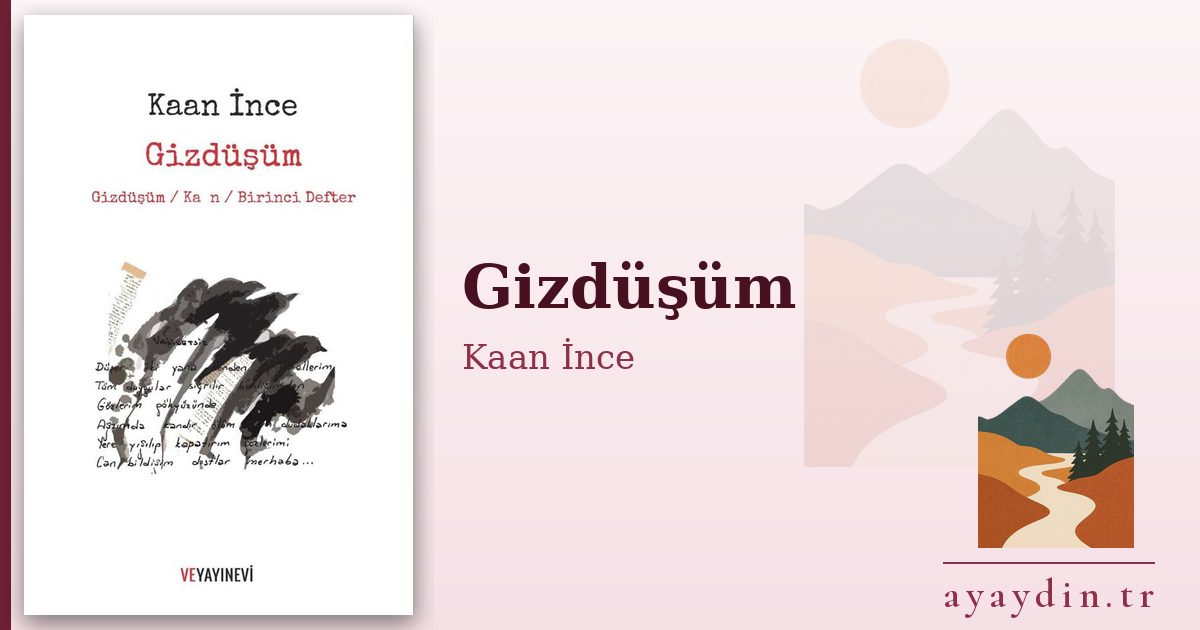 Gizdüşüm - Kaan İnce kitap alıntıları ve sözleri