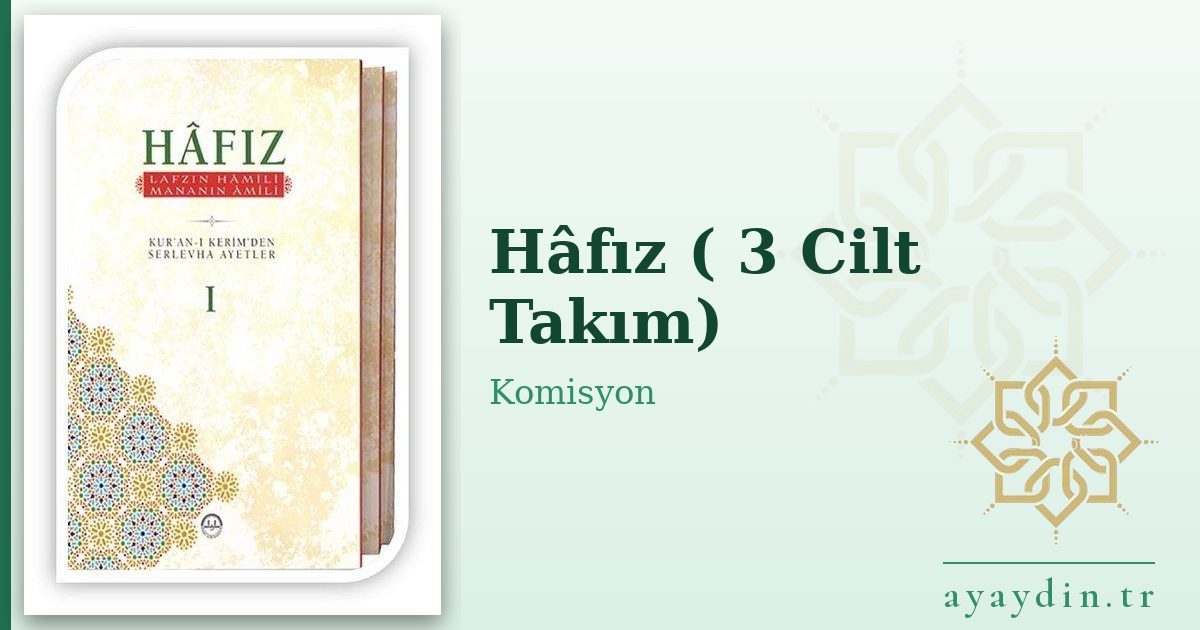 Hâfız ( 3 Cilt Takım) - Komisyon kitap alıntıları ve sözleri