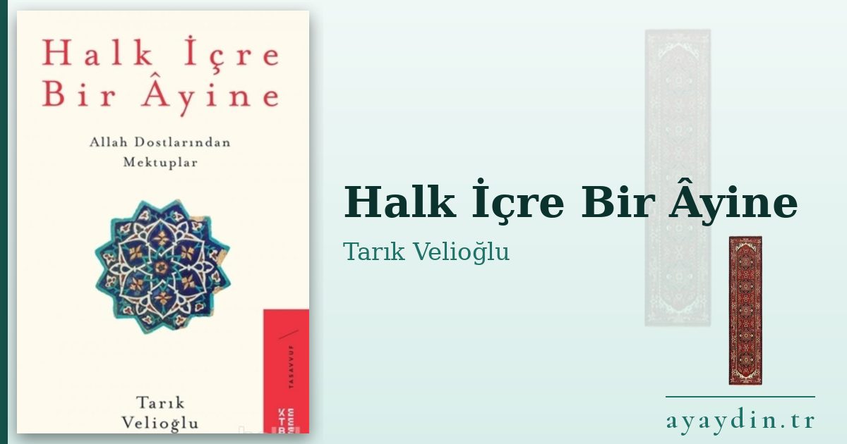 Halk İçre Bir Âyine - Tarık Velioğlu kitap alıntıları ve sözleri